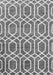 Abstract Gray Contemporary Rug, con1875gry