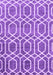 Machine Washable Abstract Purple Contemporary Area Rugs, wshcon1875pur