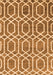 Abstract Orange Contemporary Rug, con1875org