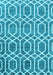 Abstract Light Blue Contemporary Rug, con1875lblu