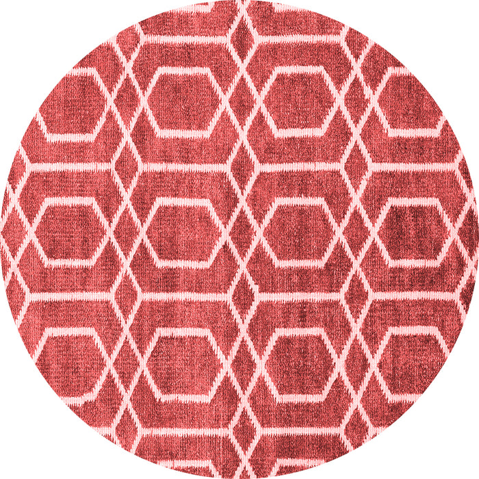 Machine Washable Abstract Red Contemporary Rug, wshcon1875red