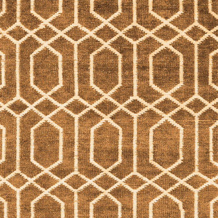 Serging Thickness of Machine Washable Abstract Orange Contemporary Area Rugs, wshcon1875org