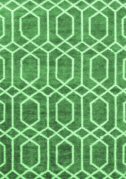 Abstract Emerald Green Contemporary Rug, con1875emgrn