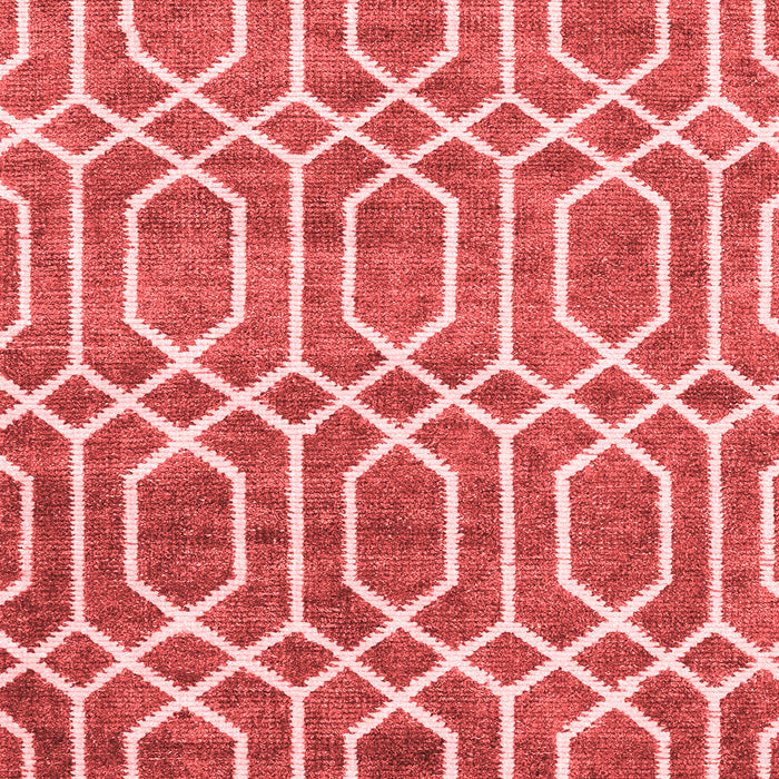 Abstract Red Contemporary Area Rugs