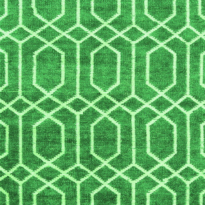 Abstract Green Contemporary Rug, con1875grn