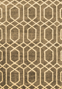 Abstract Brown Contemporary Rug, con1875brn