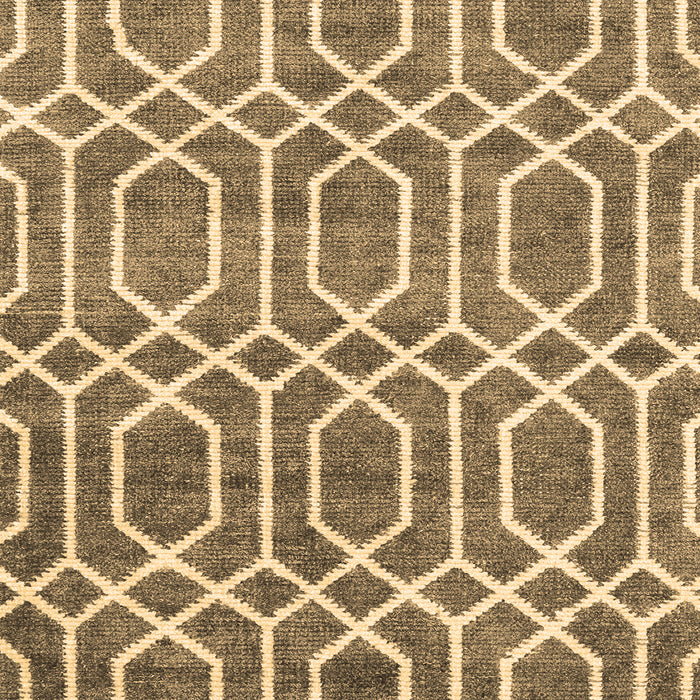 Abstract Brown Contemporary Rug, con1875brn