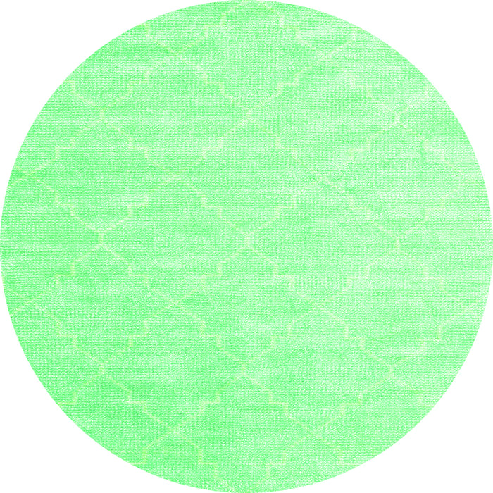 Machine Washable Abstract Green Contemporary Area Rugs, wshcon1876grn