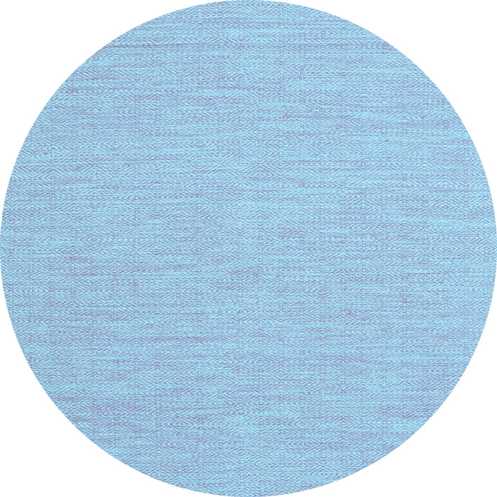 Round Machine Washable Abstract Light Blue Contemporary Rug, wshcon1877lblu