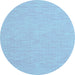 Round Machine Washable Abstract Light Blue Contemporary Rug, wshcon1877lblu