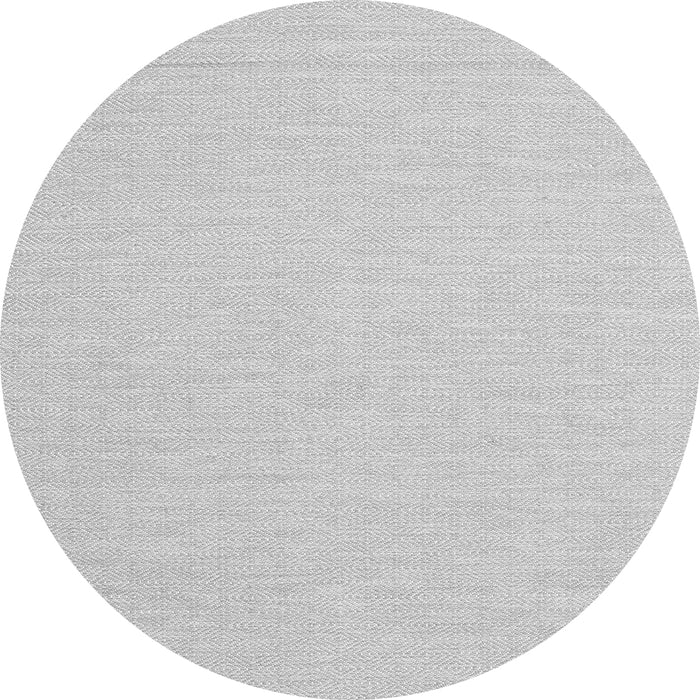 Square Abstract Gray Contemporary Rug, con1877gry