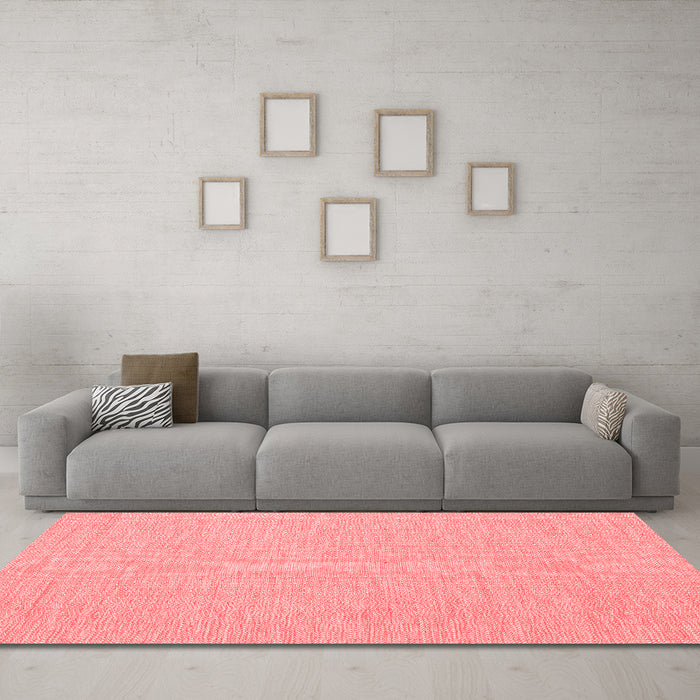 Contemporary Red Washable Rugs