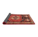 Thickness of Contemporary Rust Pink Modern Rug, con1878