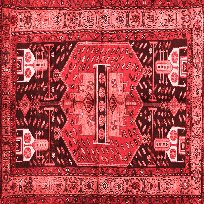 Abstract Red Contemporary Rug, con1878red