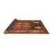 Sideview of Abstract Brown Contemporary Rug, con1878brn