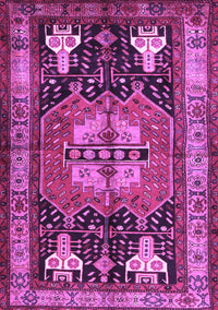 Abstract Purple Contemporary Rug, con1878pur