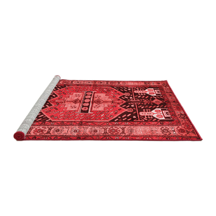 Contemporary Red Washable Rugs