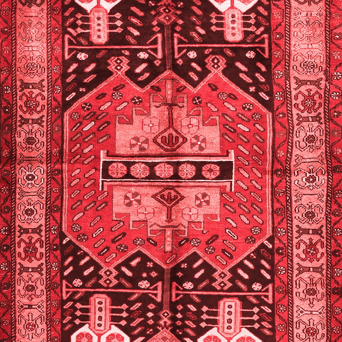 Abstract Red Contemporary Area Rugs