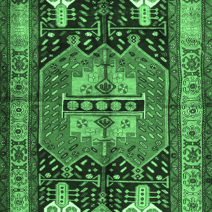 Abstract Emerald Green Contemporary Rug, con1878emgrn