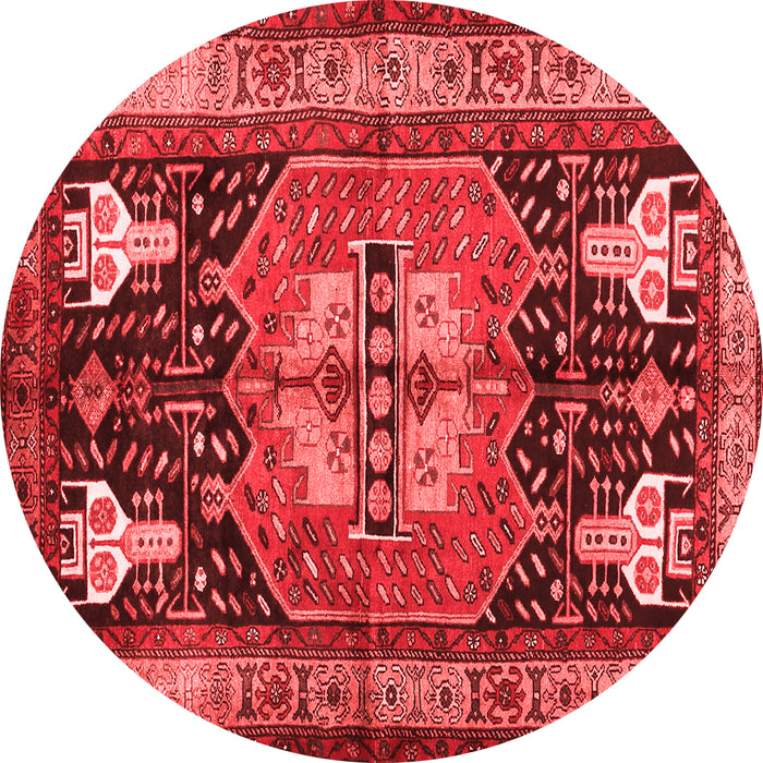 Abstract Red Contemporary Rug, con1878red