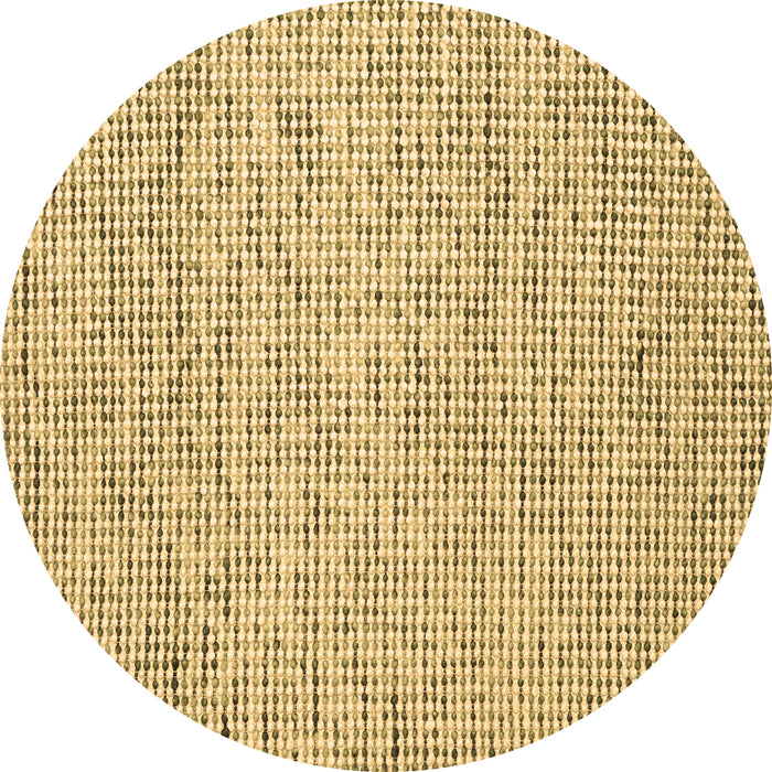 Round Abstract Brown Contemporary Rug, con1879brn