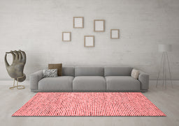 Contemporary Red Washable Rugs