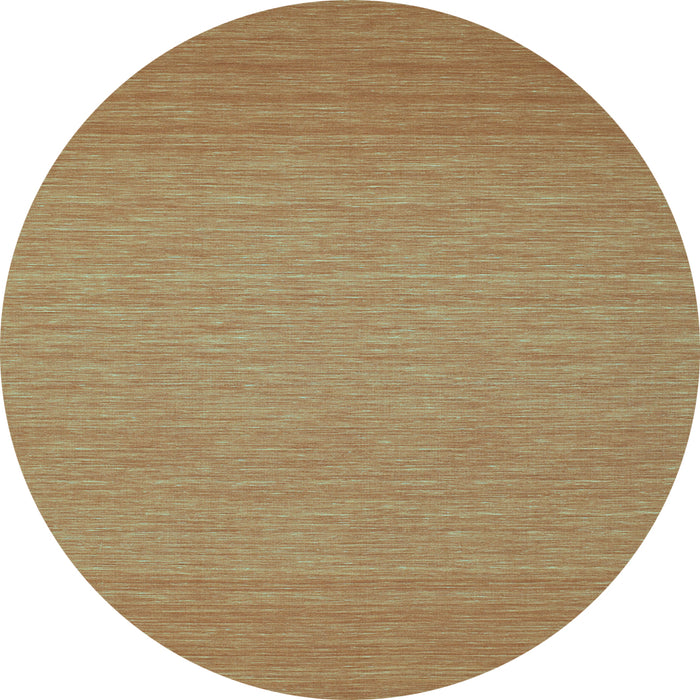 Round Abstract Light Blue Contemporary Rug, con187lblu