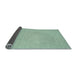 Thickness of Contemporary Blue Green Modern Rug, con188