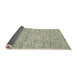 Thickness of Contemporary Dark Green Modern Rug, con1880