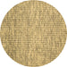 Round Machine Washable Abstract Brown Contemporary Rug, wshcon1880brn