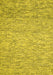 Machine Washable Abstract Yellow Contemporary Rug, wshcon1880yw