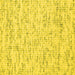 Square Abstract Yellow Contemporary Rug, con1881yw