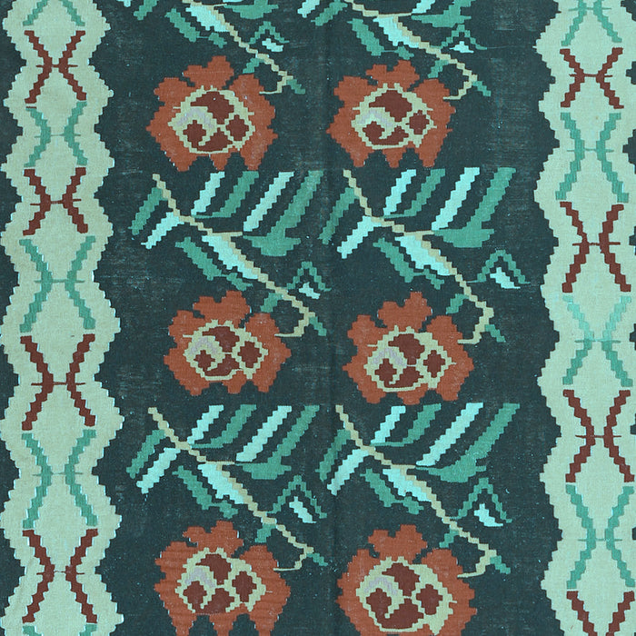 Machine Washable Abstract Light Blue Contemporary Rug, wshcon1882lblu