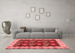 Contemporary Red Washable Rugs