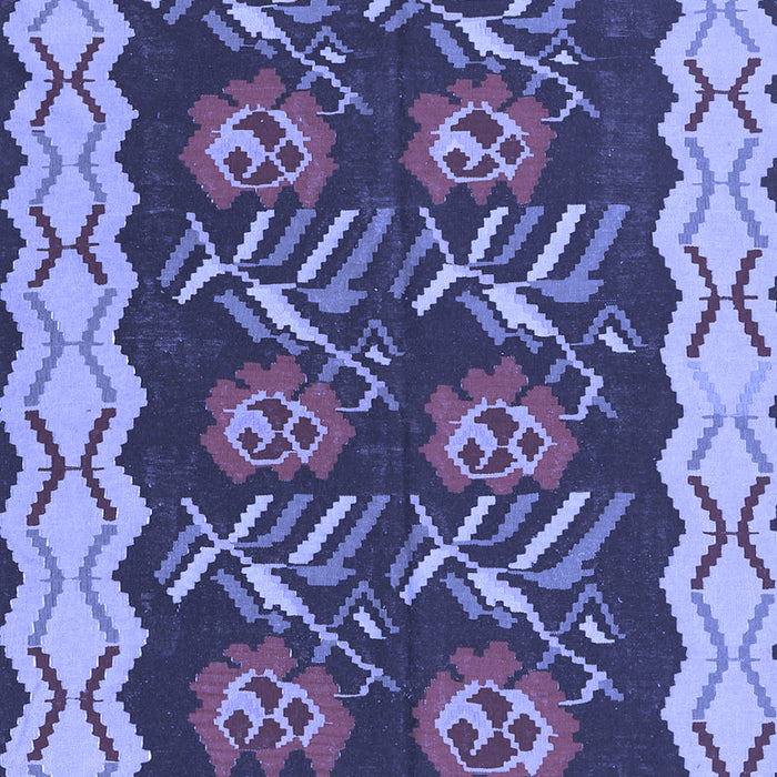 Machine Washable Abstract Blue Contemporary Rug, wshcon1882blu