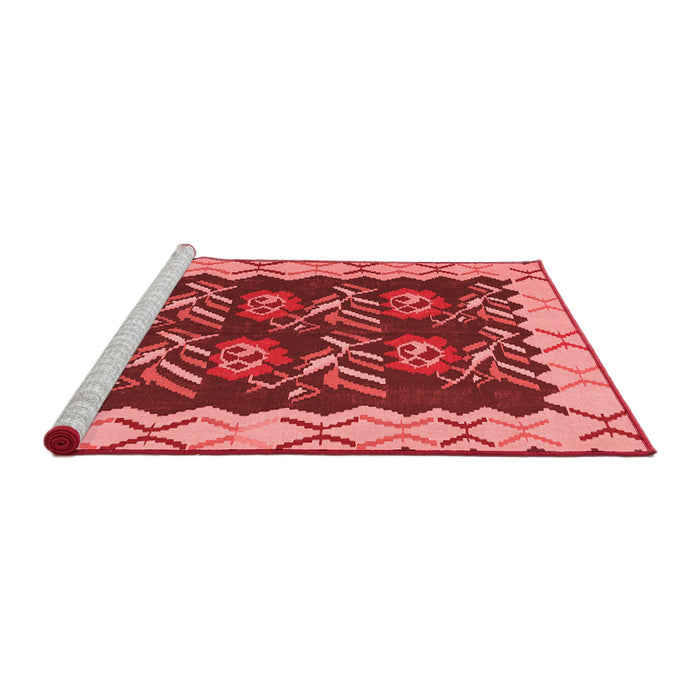 Contemporary Red Washable Rugs