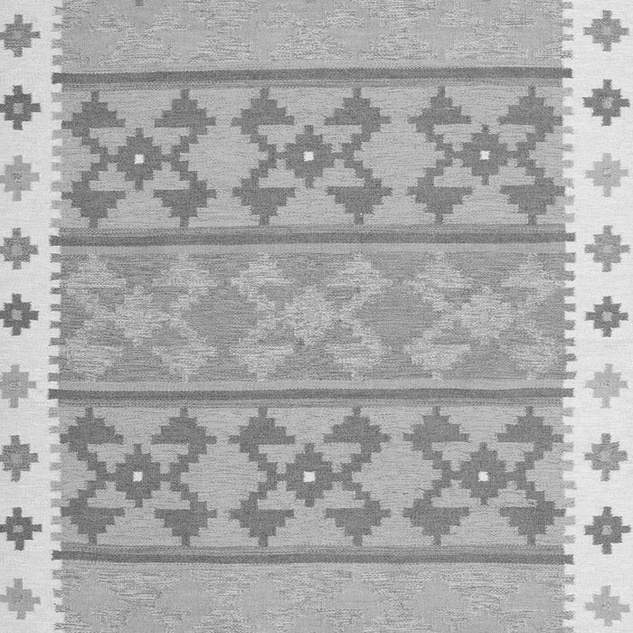 Serging Thickness of Machine Washable Abstract Gray Contemporary Rug, wshcon1883gry