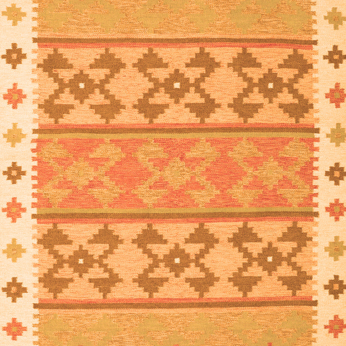 Serging Thickness of Machine Washable Abstract Orange Contemporary Area Rugs, wshcon1883org