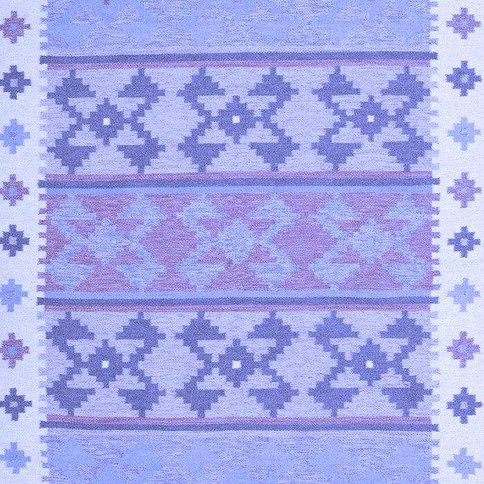 Abstract Blue Contemporary Rug, con1883blu