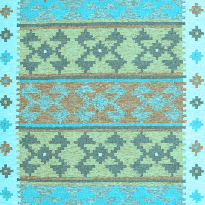 Machine Washable Abstract Light Blue Contemporary Rug, wshcon1883lblu