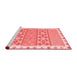 Contemporary Red Washable Rugs