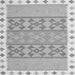 Serging Thickness of Abstract Gray Contemporary Rug, con1883gry