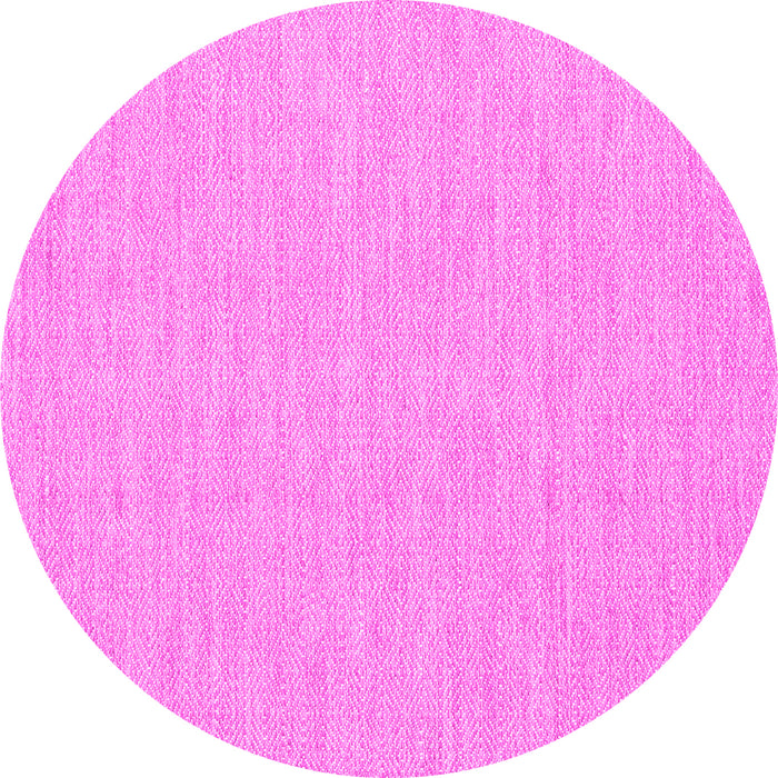 Round Abstract Pink Contemporary Rug, con1884pnk