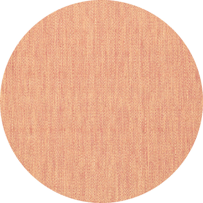 Round Abstract Brown Contemporary Rug, con1884brn