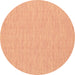 Round Abstract Brown Contemporary Rug, con1884brn