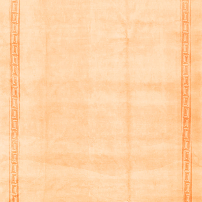 Solid Orange Modern Rug, con1886org