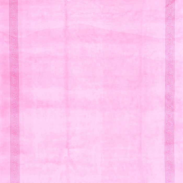 Machine Washable Solid Pink Modern Rug, wshcon1886pnk