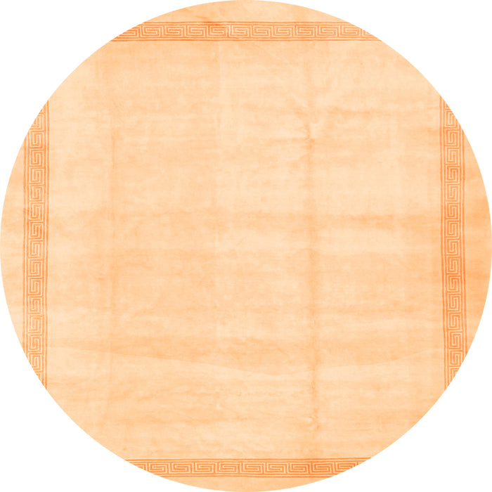 Machine Washable Solid Orange Modern Area Rugs, wshcon1886org