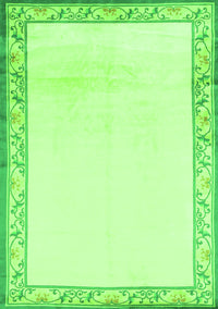 Solid Green Modern Rug, con1887grn