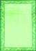 Solid Green Modern Rug, con1887grn